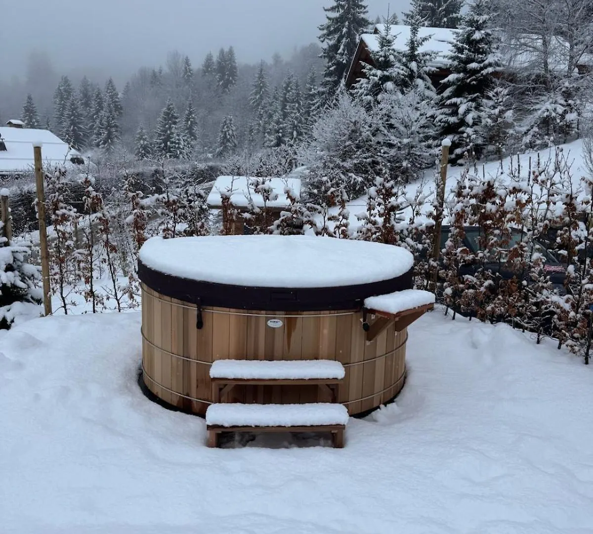 Chalet De Luxe Saint Gervais Avec Vue ,Spa, Jacuzzi, Salle De Sport