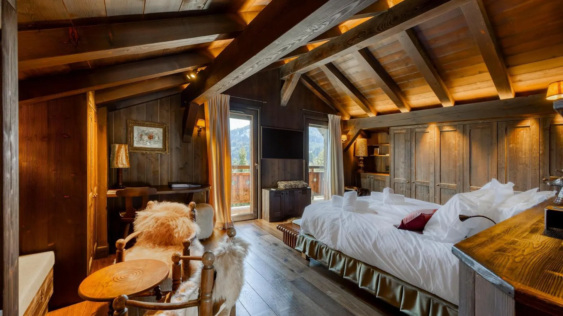 Chalet De Luxe Saint Gervais Avec Vue ,Spa, Jacuzzi, Salle De Sport  サン・ジェルヴェ・レ・バン